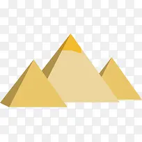 古典黄色金字塔
