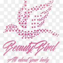 粉色鸟医疗美容logo