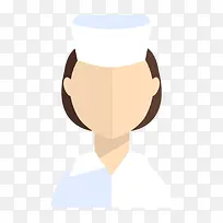 扁平化护士PNG下载