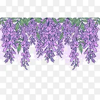 紫藤背景图