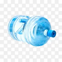 透明解渴蓝色桶装水塑料瓶饮用水