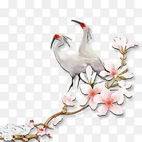 粉色挑花