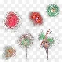 新年喜庆放烟花