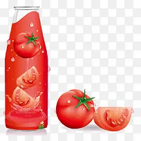手绘番茄汁