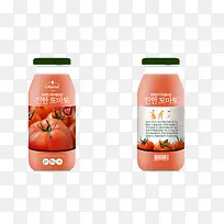 水果西红柿果汁包装瓶