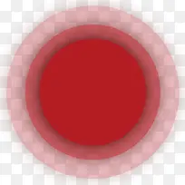 红色圆形光效背景PNG