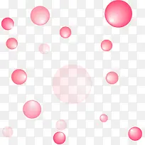 粉色圆圈泡泡