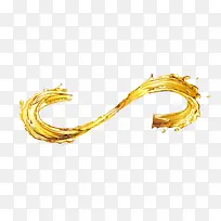 金色油迹液体