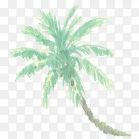 泼墨椰子树