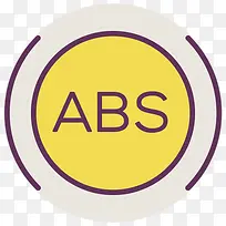 ABS报警服务标志信号警告汽车