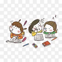 读书的小孩