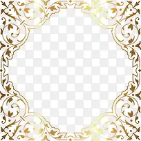 奢华金色边框