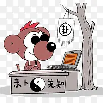 猴子算卦