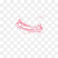 粉色旋转圆圈效果元素