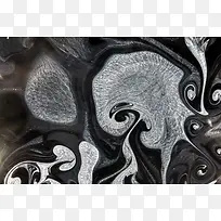 黑色与白色颜料混合背景
