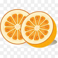 成熟的矢量橘色水果
