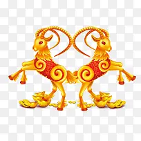 金色的鹿