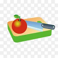 切菜板苹果核刀子