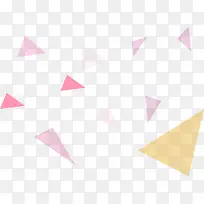 现代几何斑驳不规则三角形