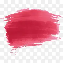 红色粉刷效果水彩涂鸦