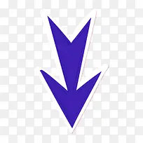 创意紫色的箭头设计