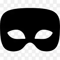 黑色的面具Carnival-Mask-icons