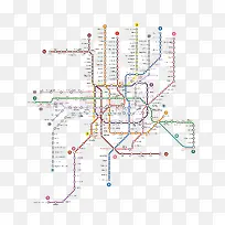 英文地铁规划线路图