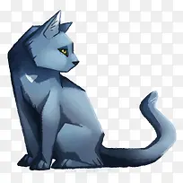 矢量粉末质感猫咪