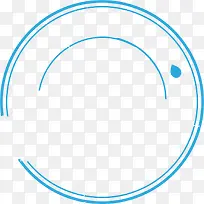 蓝色圆圈圆圈