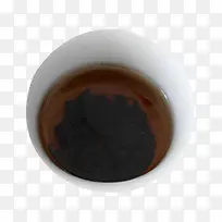 白瓷杯泡安化黑茶图片素材