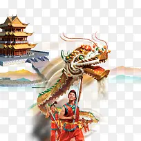 舞龙素材
