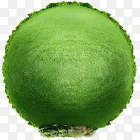绿色球形绿色地球图片