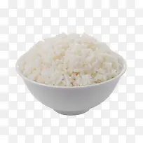 白色大碗里的蒸米饭