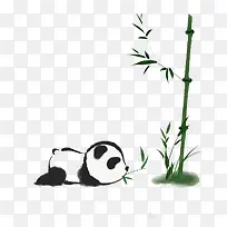 竹子和熊猫