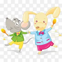 兔子和老鼠跳舞