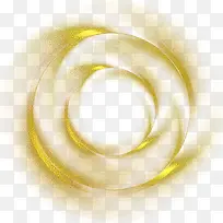 金黄色的圆圈