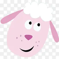 粉色的小羊