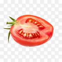 半个切开的西红柿