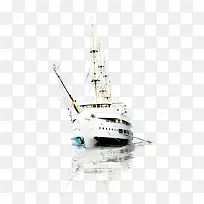 白色轮船