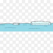 江面上的浮冰