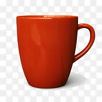 红色咖啡杯免抠素材