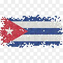 矢量古巴国旗