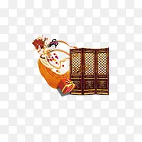中秋节元素嫦娥