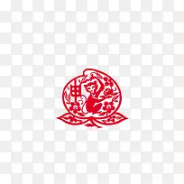 猴年剪纸素材