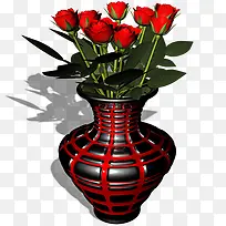 玫瑰花瓶