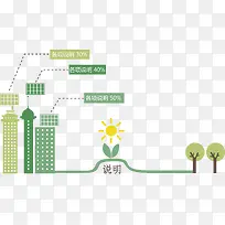 创意房屋形态分类说明标签