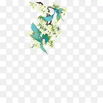 古风白色梨花