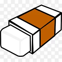扁平化棕色橡皮png