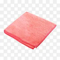 粉色棉布巾