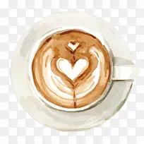 爱心咖啡